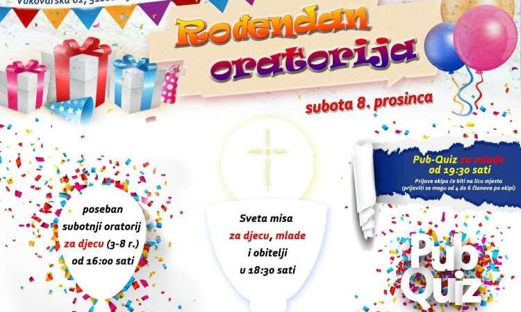 Približava se 177 rodjendan oratorija