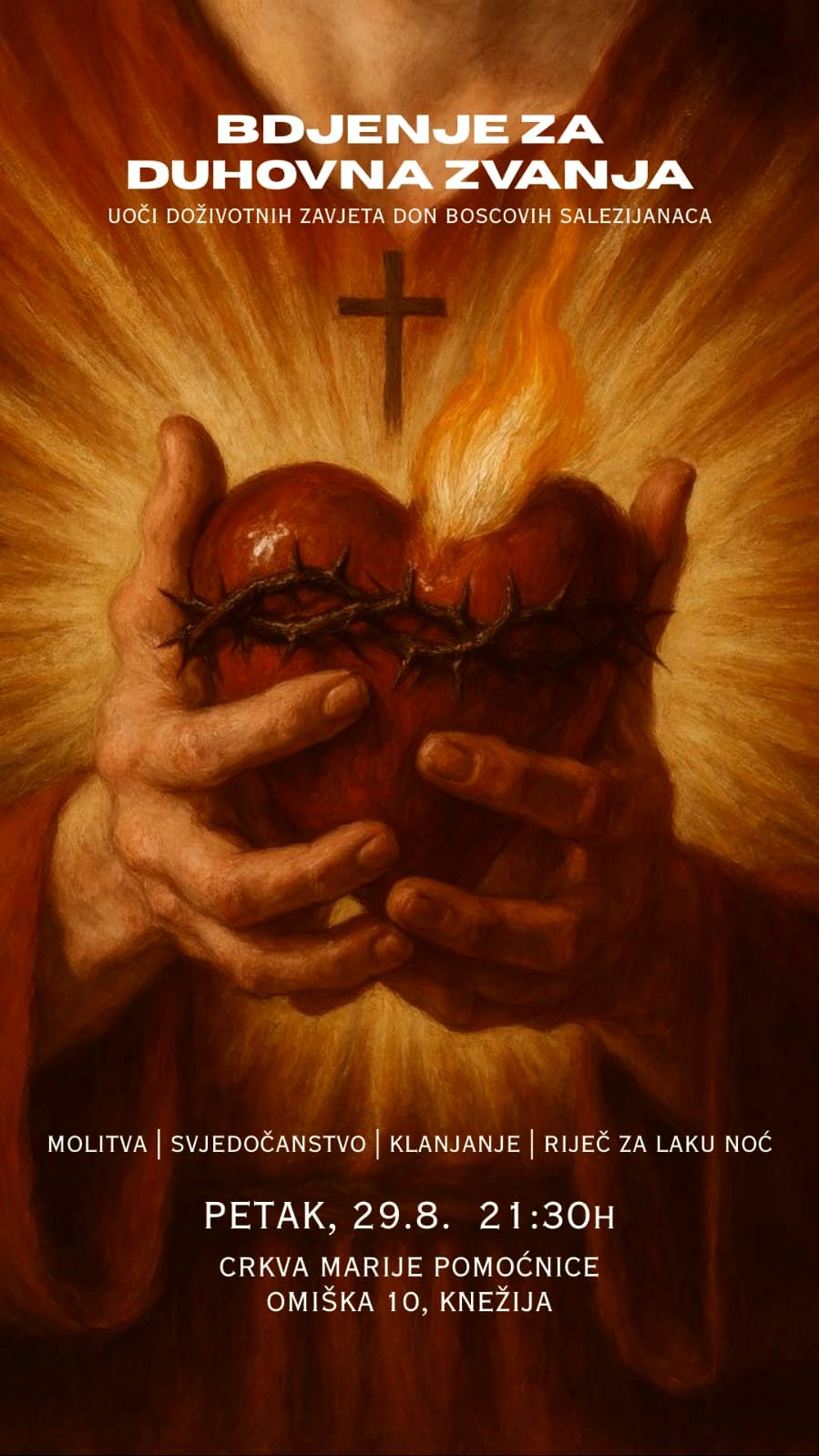 Bdjenje za duhovna zvanja 29. kolovoza 2025.
