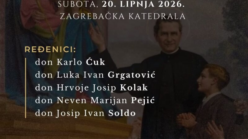 Svećeničko ređenje sdb 2026.